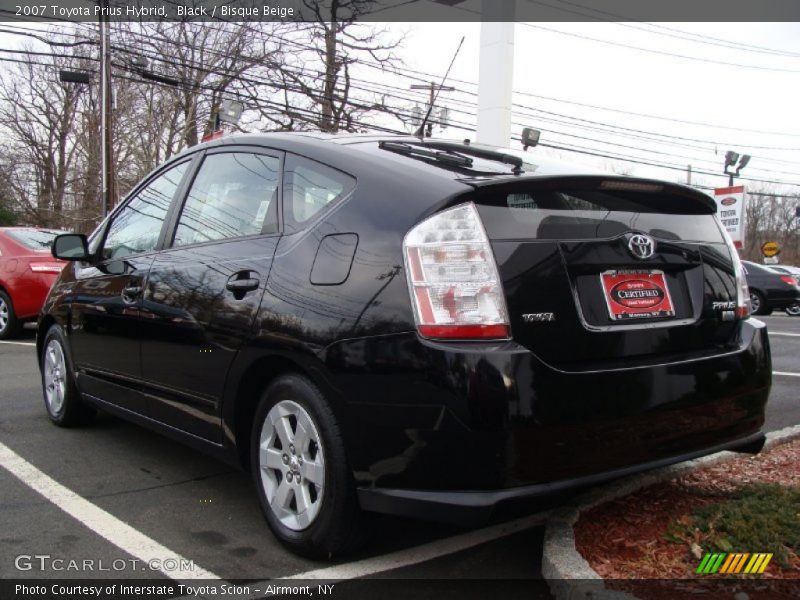 Black / Bisque Beige 2007 Toyota Prius Hybrid