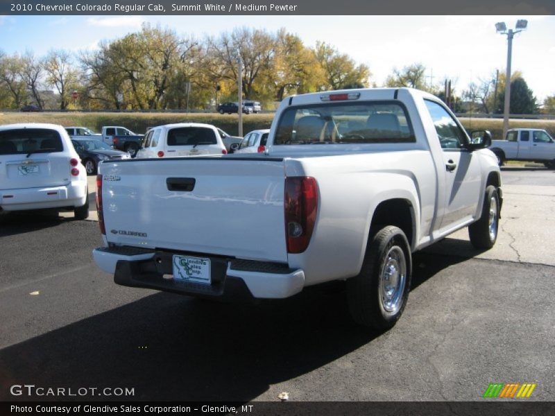 Summit White / Medium Pewter 2010 Chevrolet Colorado Regular Cab