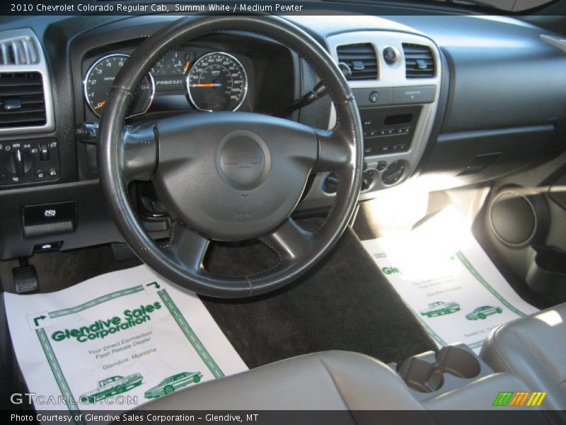 Summit White / Medium Pewter 2010 Chevrolet Colorado Regular Cab