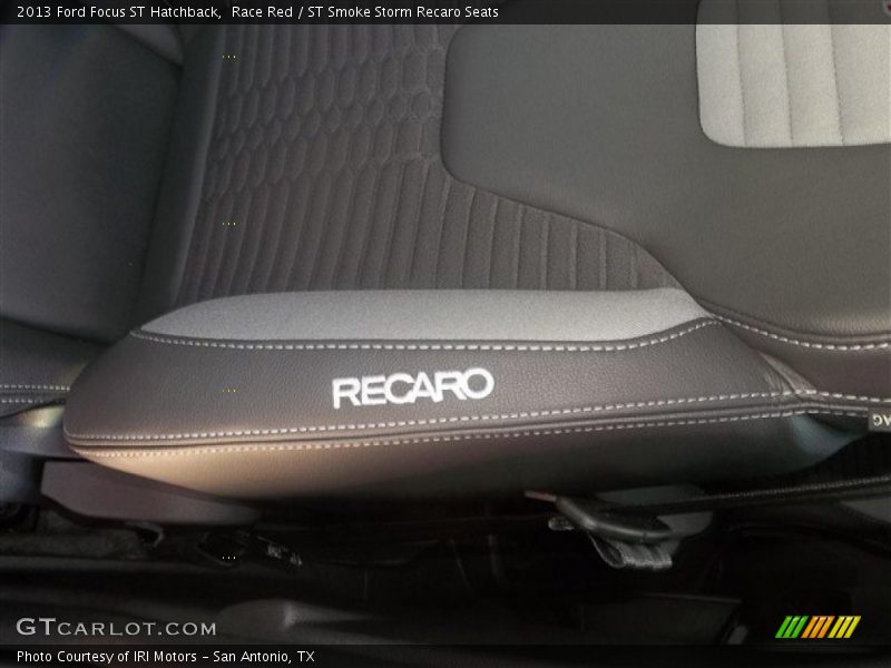 Race Red / ST Smoke Storm Recaro Seats 2013 Ford Focus ST Hatchback