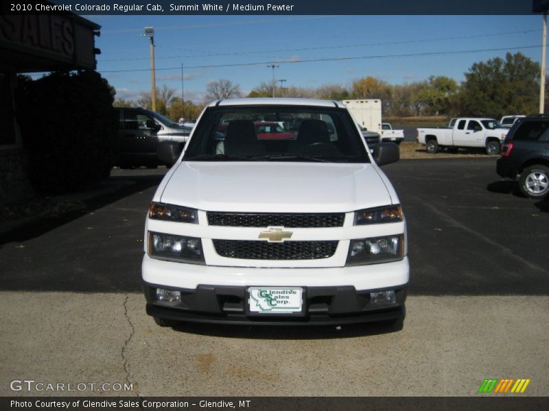 Summit White / Medium Pewter 2010 Chevrolet Colorado Regular Cab