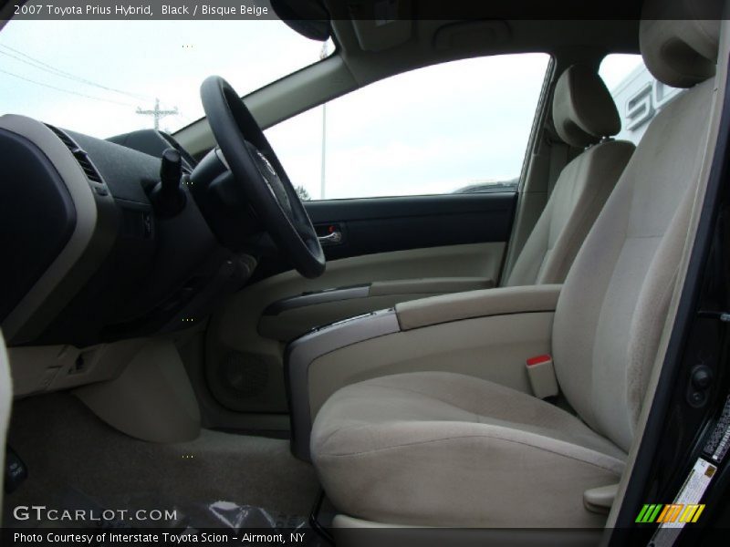 Black / Bisque Beige 2007 Toyota Prius Hybrid