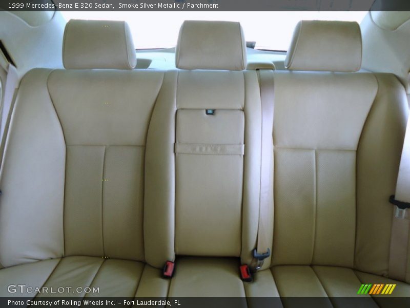 Rear Seat of 1999 E 320 Sedan