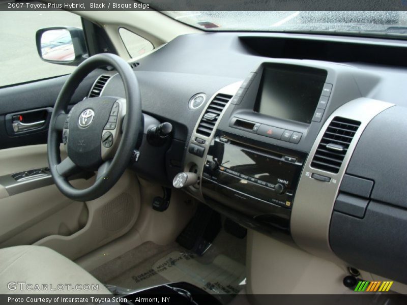 Black / Bisque Beige 2007 Toyota Prius Hybrid
