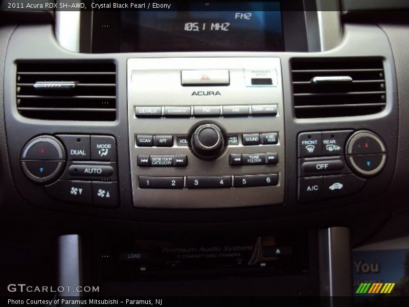Crystal Black Pearl / Ebony 2011 Acura RDX SH-AWD