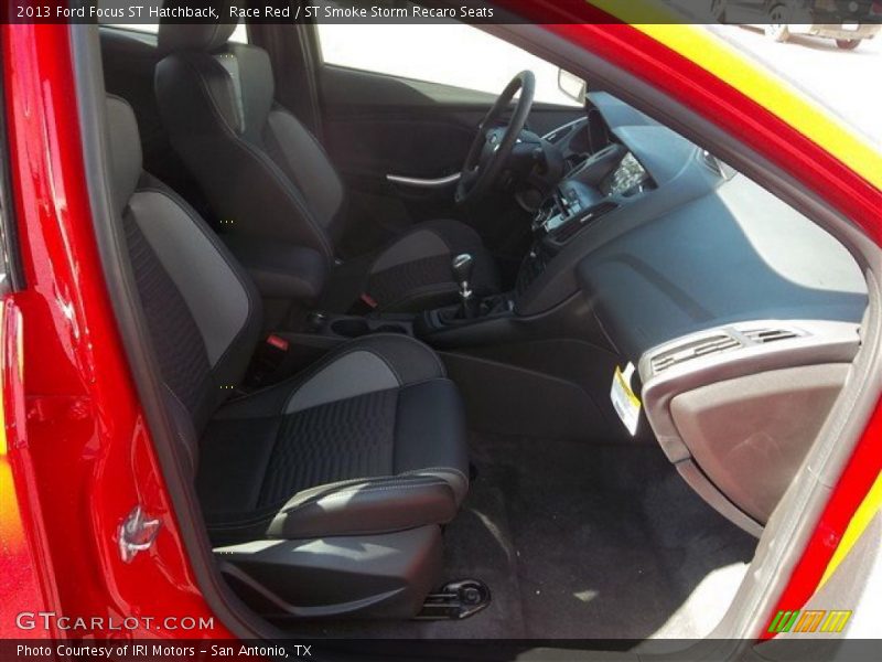 Race Red / ST Smoke Storm Recaro Seats 2013 Ford Focus ST Hatchback