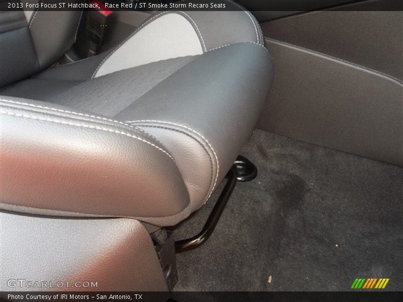 Race Red / ST Smoke Storm Recaro Seats 2013 Ford Focus ST Hatchback