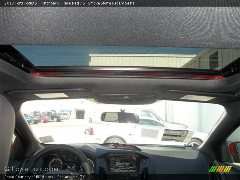 Sunroof of 2013 Focus ST Hatchback