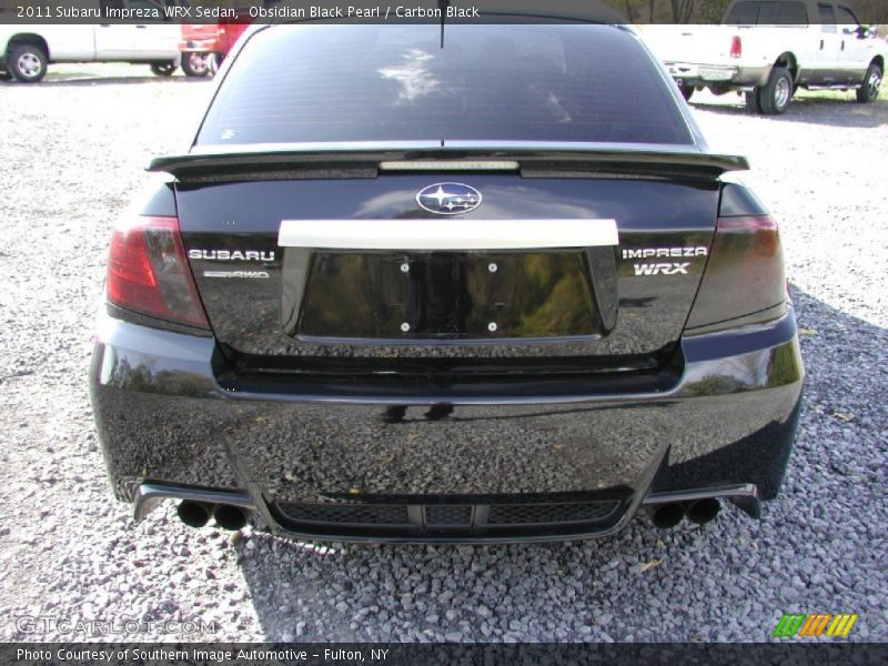 Obsidian Black Pearl / Carbon Black 2011 Subaru Impreza WRX Sedan