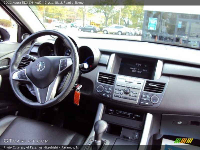 Crystal Black Pearl / Ebony 2011 Acura RDX SH-AWD
