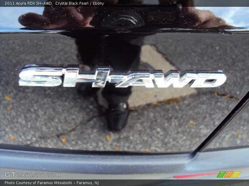 Crystal Black Pearl / Ebony 2011 Acura RDX SH-AWD
