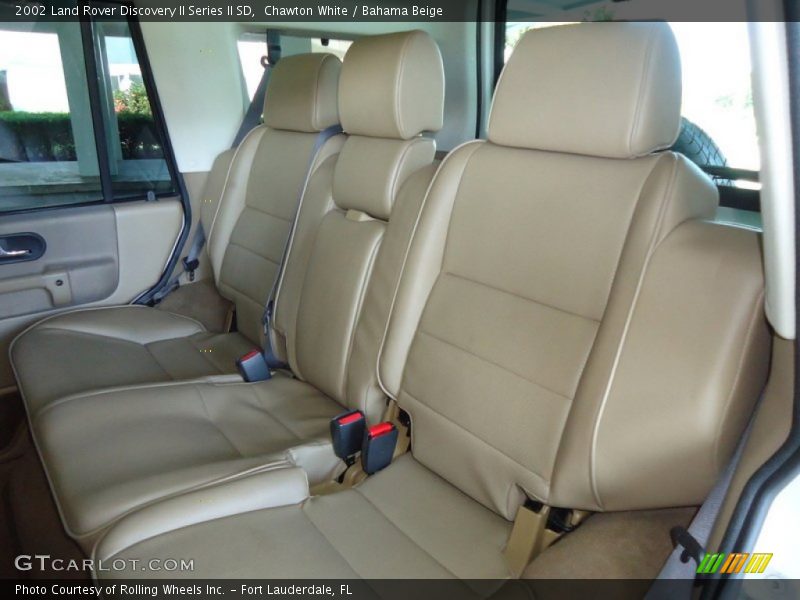 Rear Seat of 2002 Discovery II Series II SD