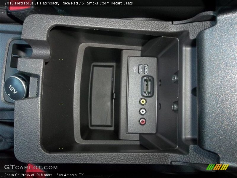 Race Red / ST Smoke Storm Recaro Seats 2013 Ford Focus ST Hatchback