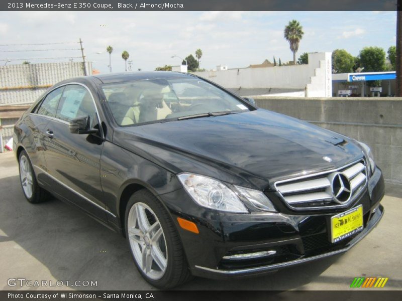 Black / Almond/Mocha 2013 Mercedes-Benz E 350 Coupe