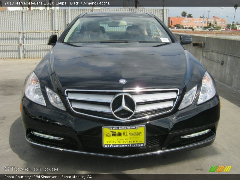Black / Almond/Mocha 2013 Mercedes-Benz E 350 Coupe