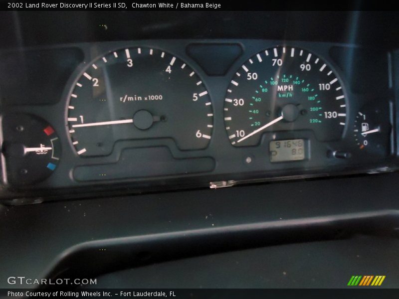  2002 Discovery II Series II SD Series II SD Gauges