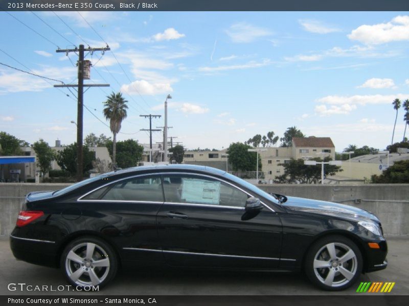 Black / Black 2013 Mercedes-Benz E 350 Coupe