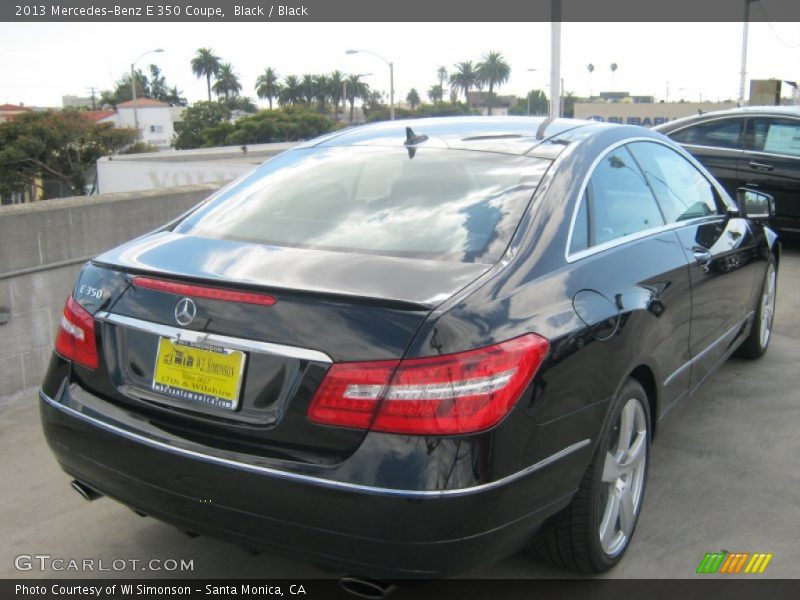 Black / Black 2013 Mercedes-Benz E 350 Coupe