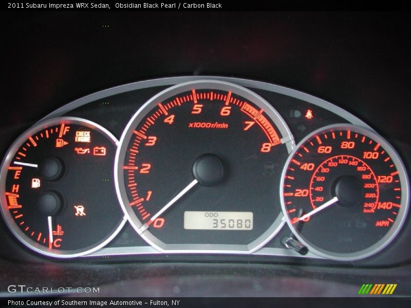  2011 Impreza WRX Sedan WRX Sedan Gauges