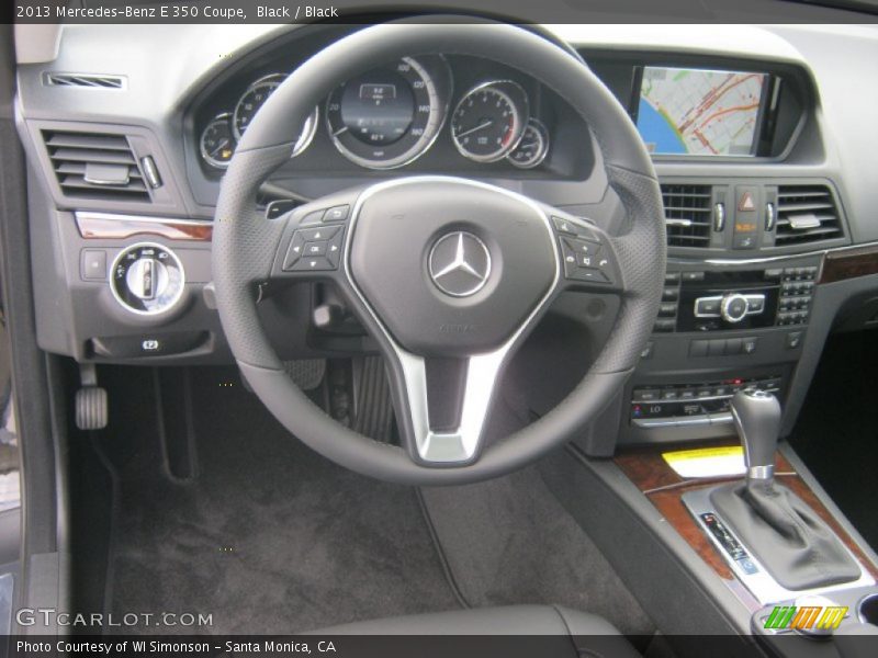 Black / Black 2013 Mercedes-Benz E 350 Coupe