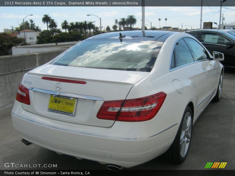 Diamond White Metallic / Almond/Mocha 2013 Mercedes-Benz E 350 Coupe