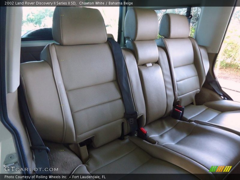 Rear Seat of 2002 Discovery II Series II SD