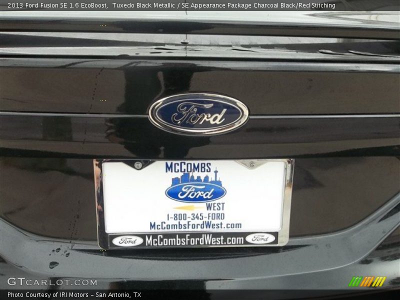 Tuxedo Black Metallic / SE Appearance Package Charcoal Black/Red Stitching 2013 Ford Fusion SE 1.6 EcoBoost