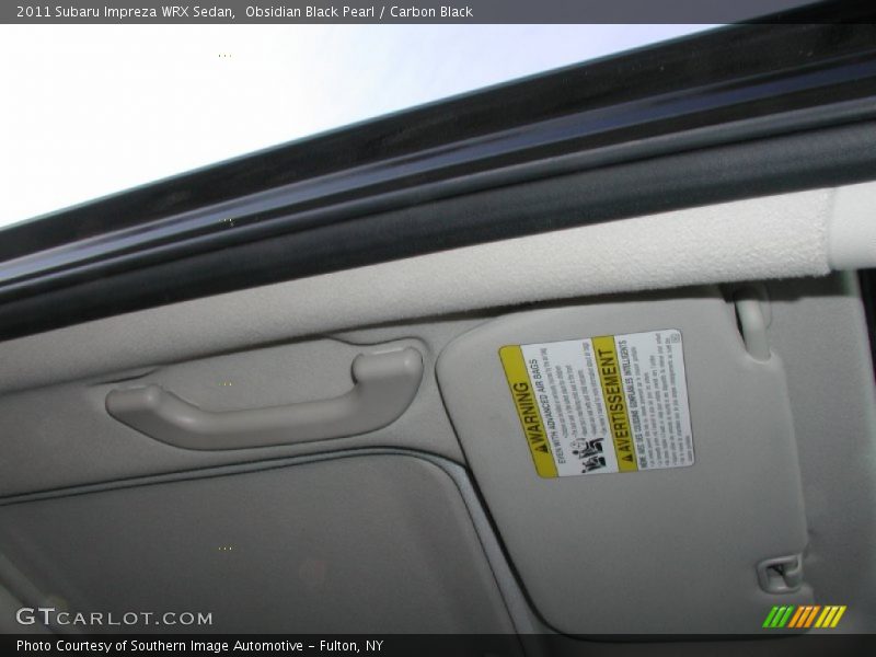 Obsidian Black Pearl / Carbon Black 2011 Subaru Impreza WRX Sedan