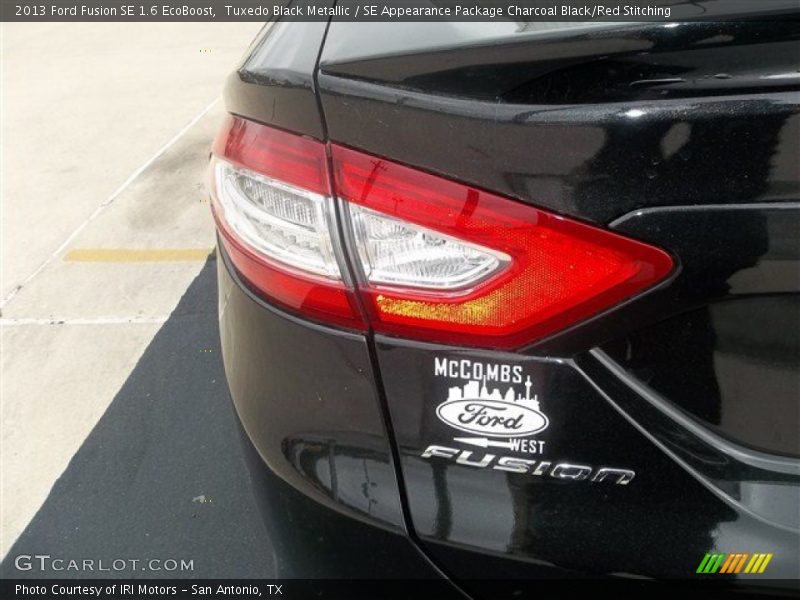 Tuxedo Black Metallic / SE Appearance Package Charcoal Black/Red Stitching 2013 Ford Fusion SE 1.6 EcoBoost