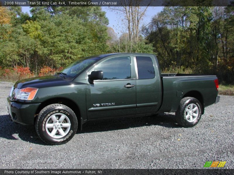 Timberline Green / Charcoal 2008 Nissan Titan SE King Cab 4x4