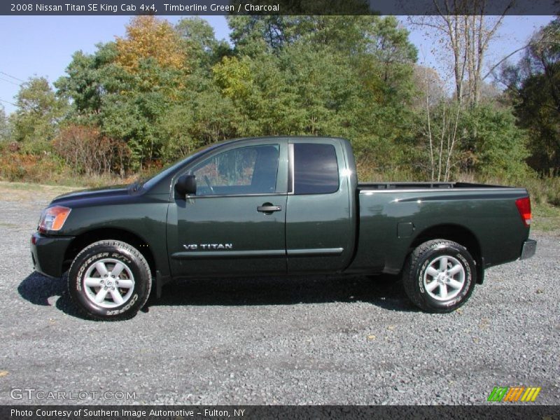 2008 Titan SE King Cab 4x4 Timberline Green