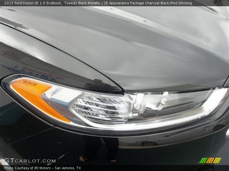 Tuxedo Black Metallic / SE Appearance Package Charcoal Black/Red Stitching 2013 Ford Fusion SE 1.6 EcoBoost