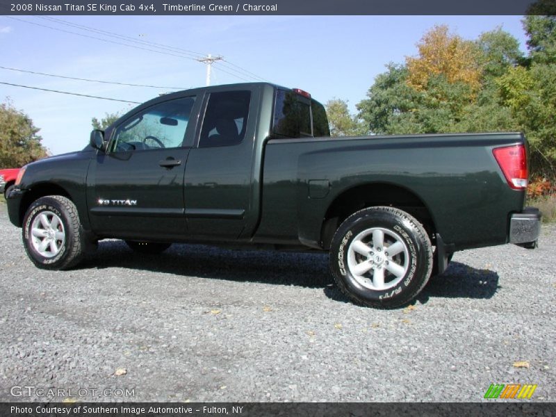 Timberline Green / Charcoal 2008 Nissan Titan SE King Cab 4x4