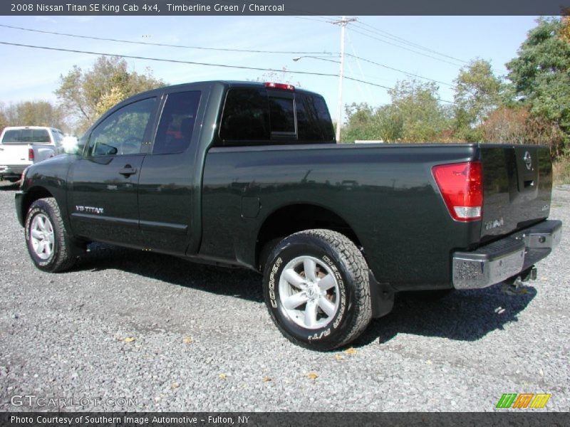Timberline Green / Charcoal 2008 Nissan Titan SE King Cab 4x4