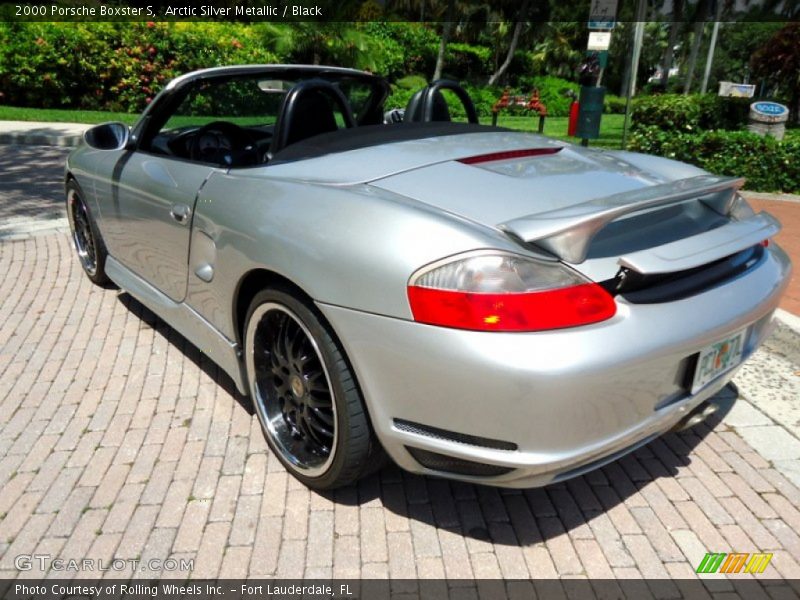 Arctic Silver Metallic / Black 2000 Porsche Boxster S