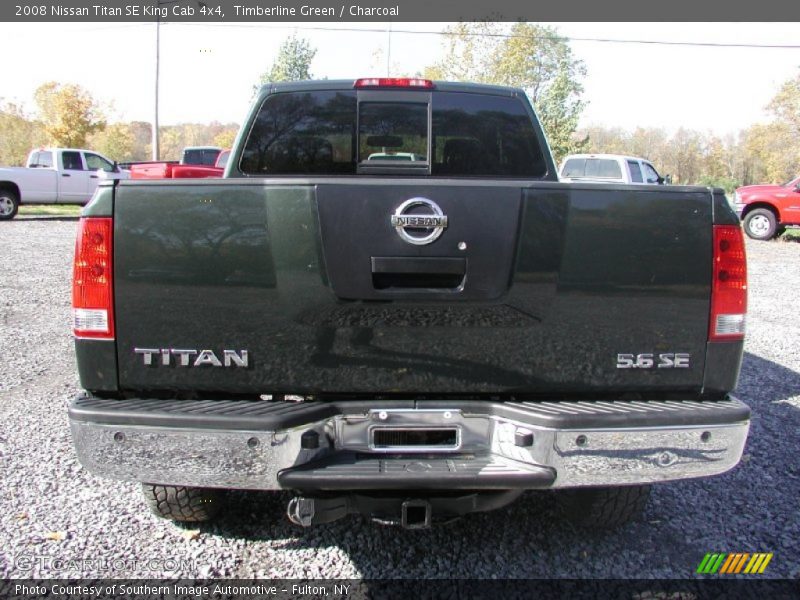 Timberline Green / Charcoal 2008 Nissan Titan SE King Cab 4x4