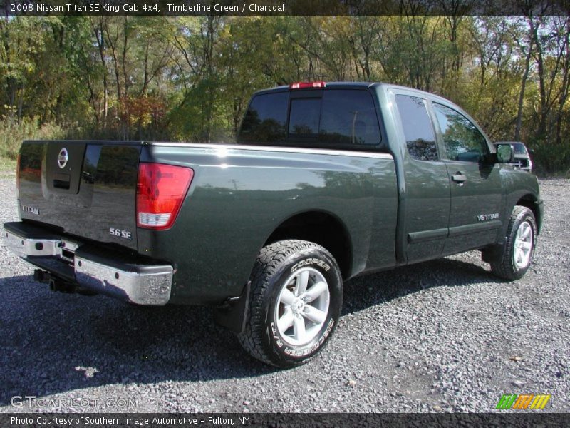 Timberline Green / Charcoal 2008 Nissan Titan SE King Cab 4x4