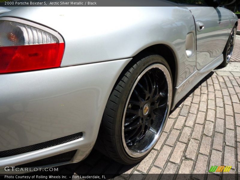 Arctic Silver Metallic / Black 2000 Porsche Boxster S