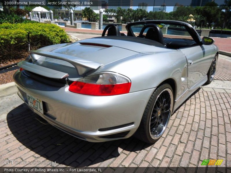 Arctic Silver Metallic / Black 2000 Porsche Boxster S