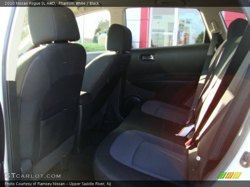 Phantom White / Black 2010 Nissan Rogue SL AWD