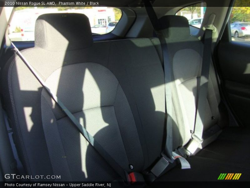 Phantom White / Black 2010 Nissan Rogue SL AWD