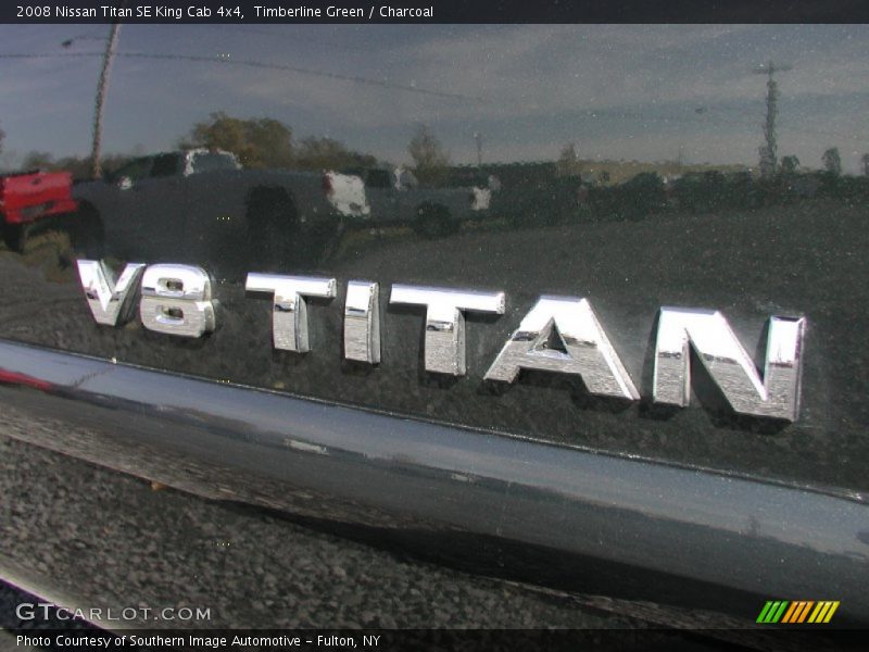 Timberline Green / Charcoal 2008 Nissan Titan SE King Cab 4x4
