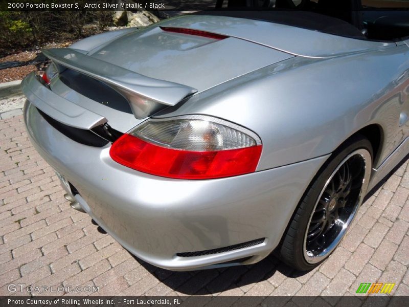 Arctic Silver Metallic / Black 2000 Porsche Boxster S