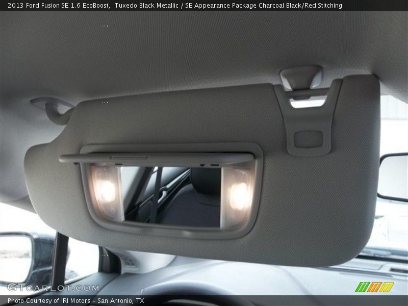 Tuxedo Black Metallic / SE Appearance Package Charcoal Black/Red Stitching 2013 Ford Fusion SE 1.6 EcoBoost