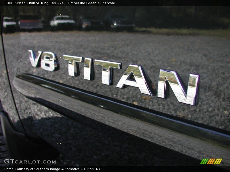 Timberline Green / Charcoal 2008 Nissan Titan SE King Cab 4x4