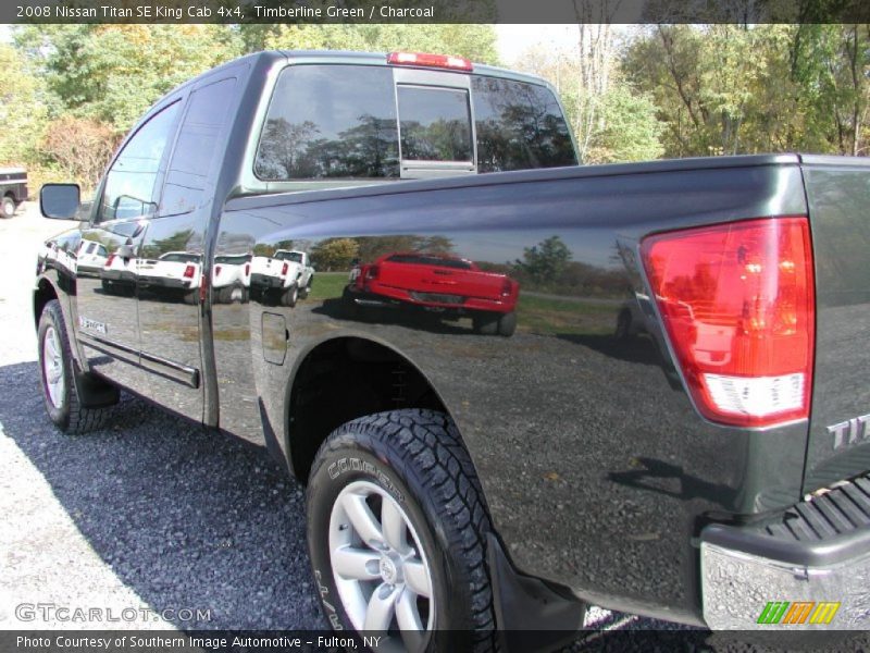 Timberline Green / Charcoal 2008 Nissan Titan SE King Cab 4x4