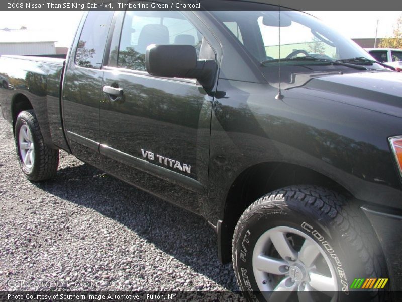 Timberline Green / Charcoal 2008 Nissan Titan SE King Cab 4x4