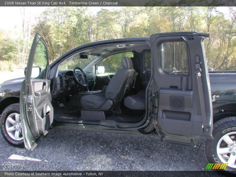 Timberline Green / Charcoal 2008 Nissan Titan SE King Cab 4x4