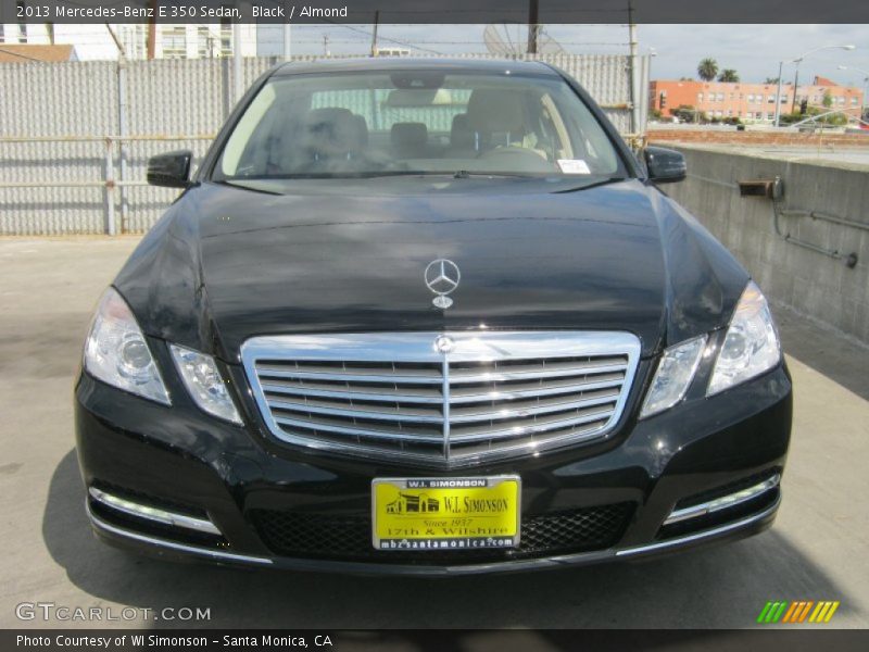 Black / Almond 2013 Mercedes-Benz E 350 Sedan