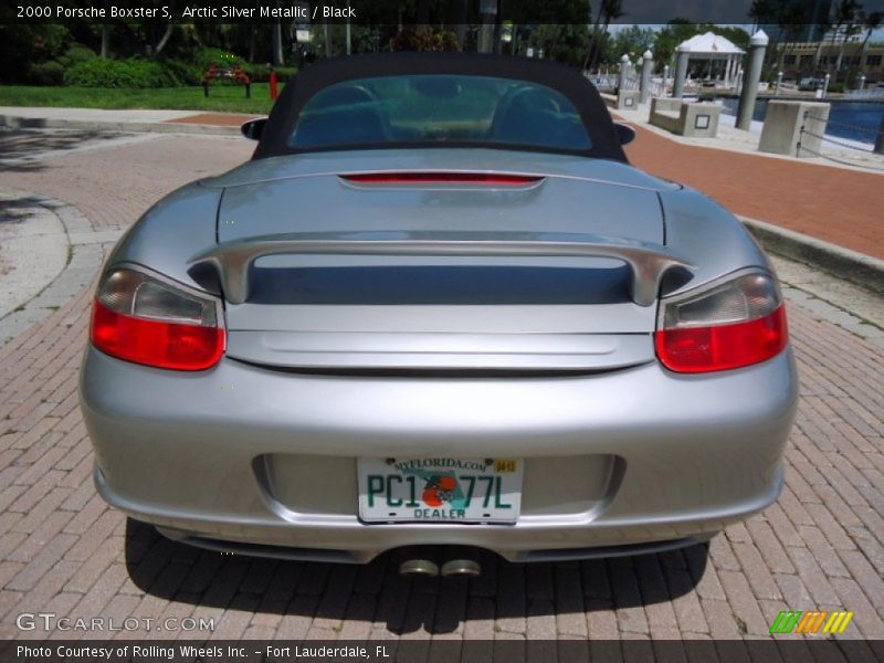 Arctic Silver Metallic / Black 2000 Porsche Boxster S